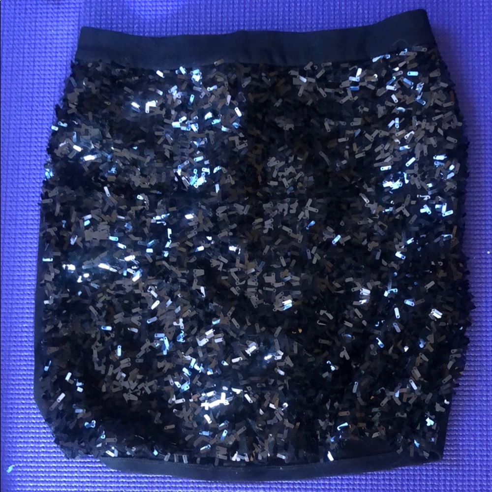 Sparkly Black Skirt